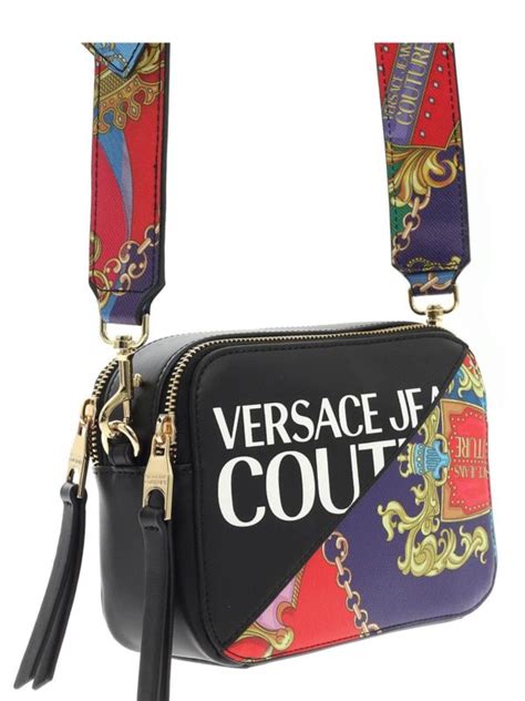 versace jeans embossed crossbody bag|Versace Jeans couture tote bag.